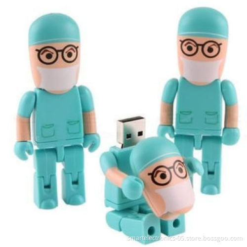Doctor USB flash drives, 5-year warranty, free custom, printing, package, grade A, 64MB-128GB/gifts